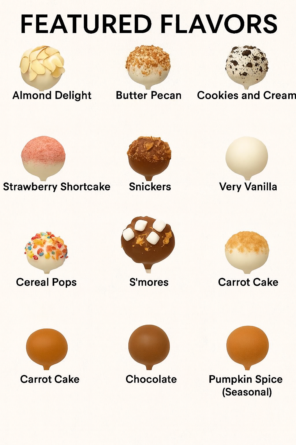 Cake Poppers, Etc. By Tasha | 6 to 18 Pack